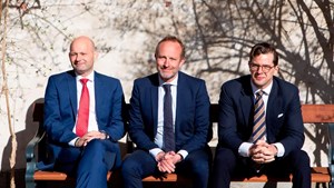 Søren Pape, Martin Lidegaard og Alex Vanopslagh