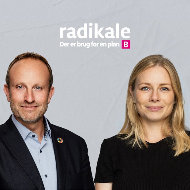 Martin Lidegaard sammen med Sigrid Friis, der er spidskandidat ved EP-valget