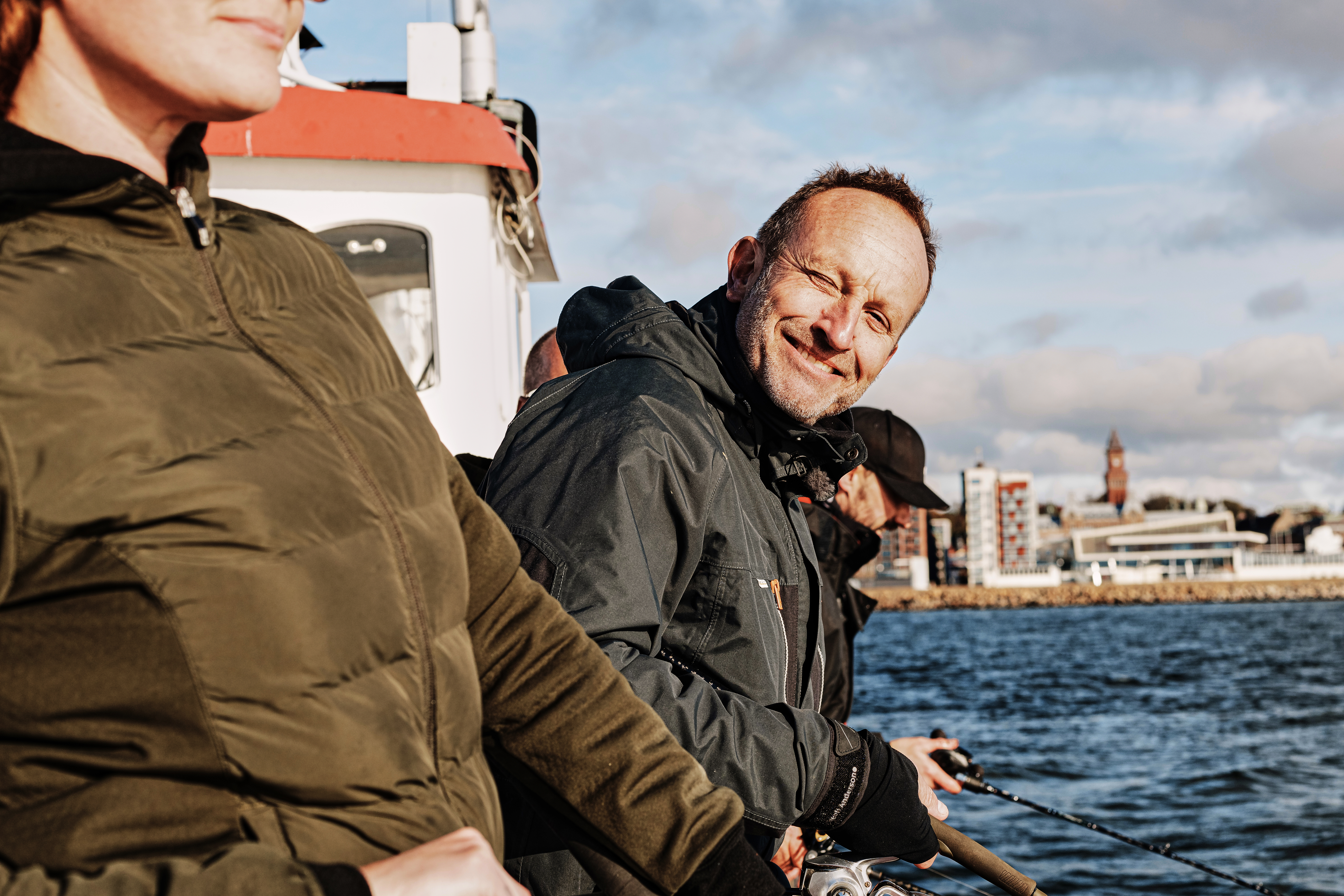 Martin Lidegaard til havs - foto: Marie Brandt