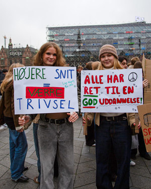Demonstration for bedre uddannelser