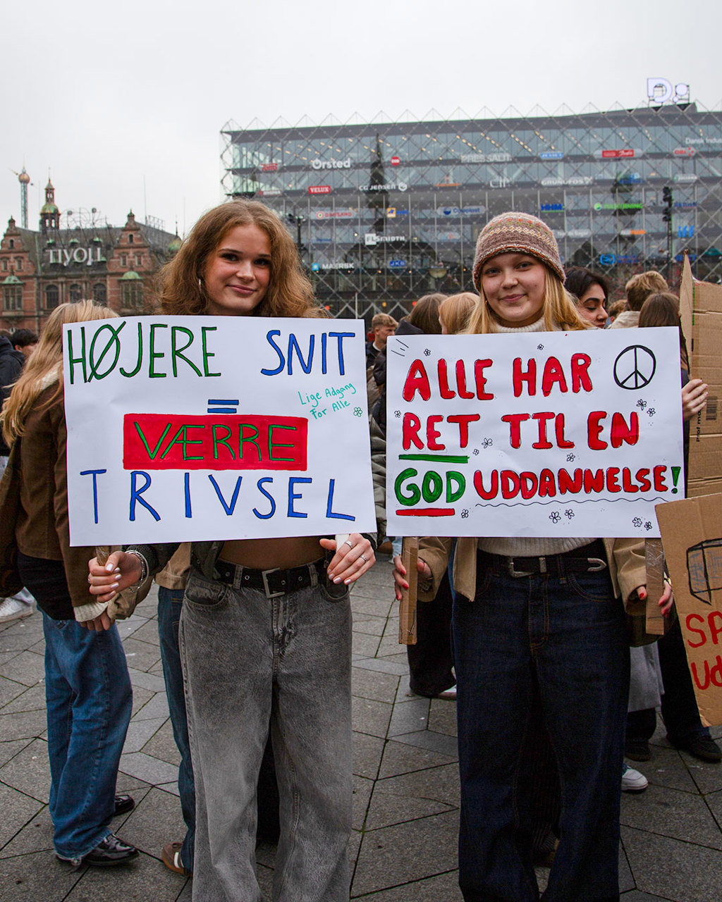 Demonstration for bedre uddannelser