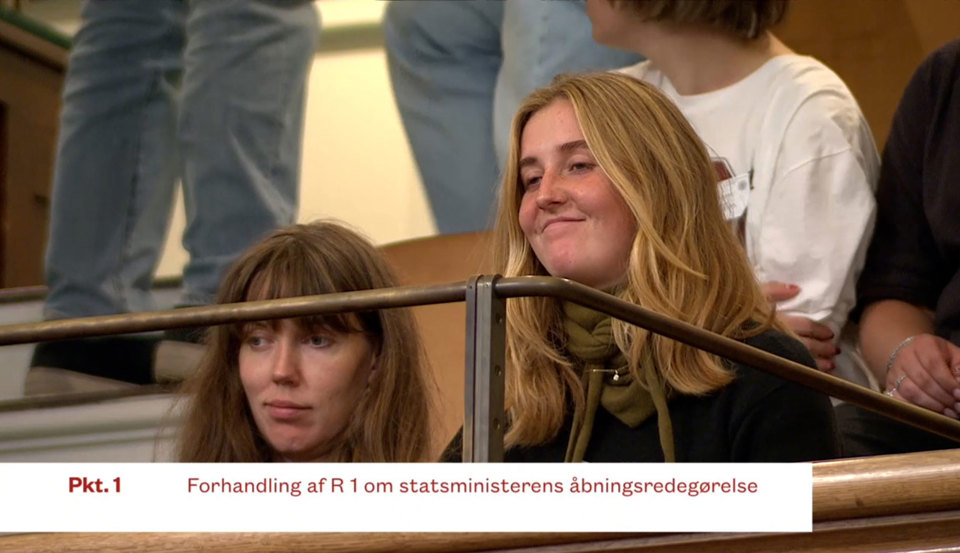 Augusta hører Martin Lidegaards tale