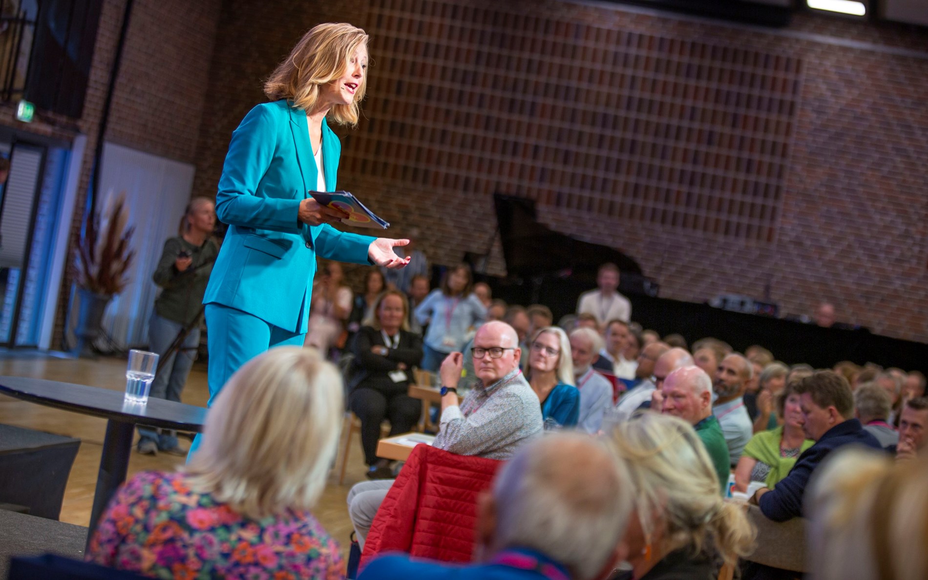 Sofie Carsten Nielsen taler ved det radikale landsmøde 2021