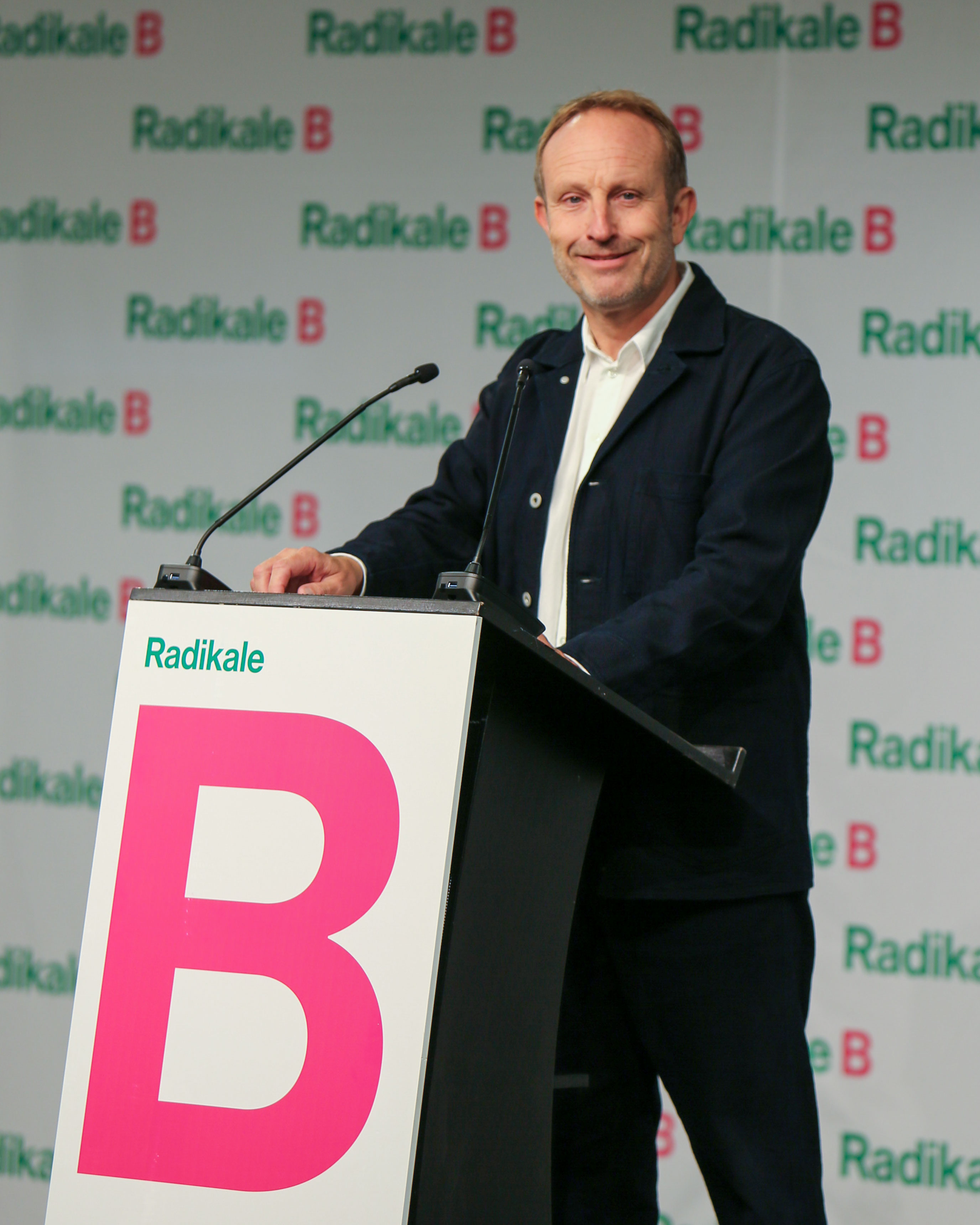 Martin Lidegaard på talerstolen under landsmødet 2026