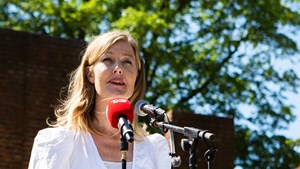 Sofie Carsten Nielsen holder tale på Grundlovsdag 2022