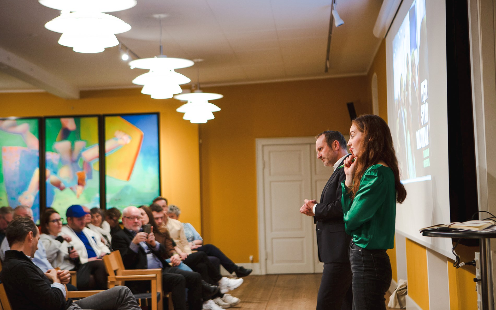 Martin Lidegaard og Samira Nawa til medlemsmøde på Vartov i København