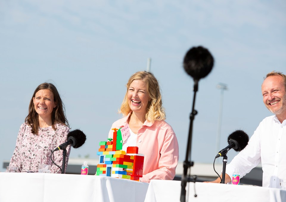Lotte Rod, Sofie Carsten Nielsen og Martin Lidegaard ved Radikale Venstres sommergruppemøde 2021