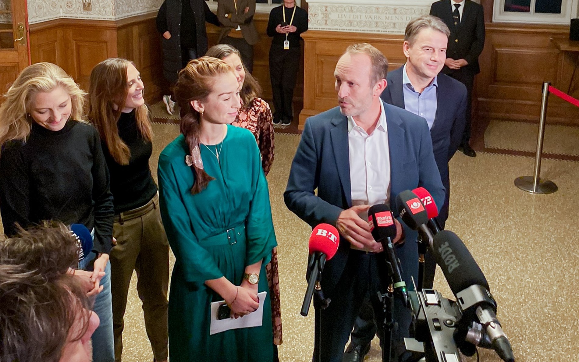 Radikale Venstres nye folketingsgruppen på Christiansborg