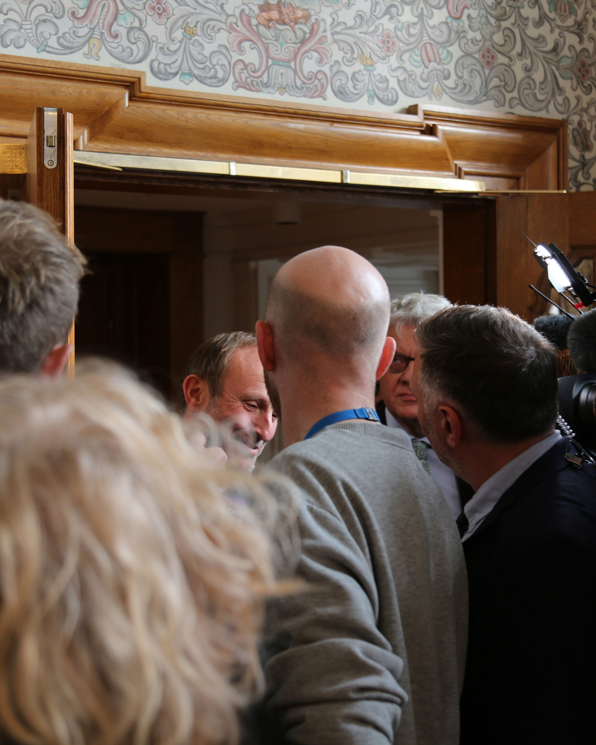Martin Lidegaard holder pressemøde efter at være blevet frifundet i sagen mod Morten Messerschmidt