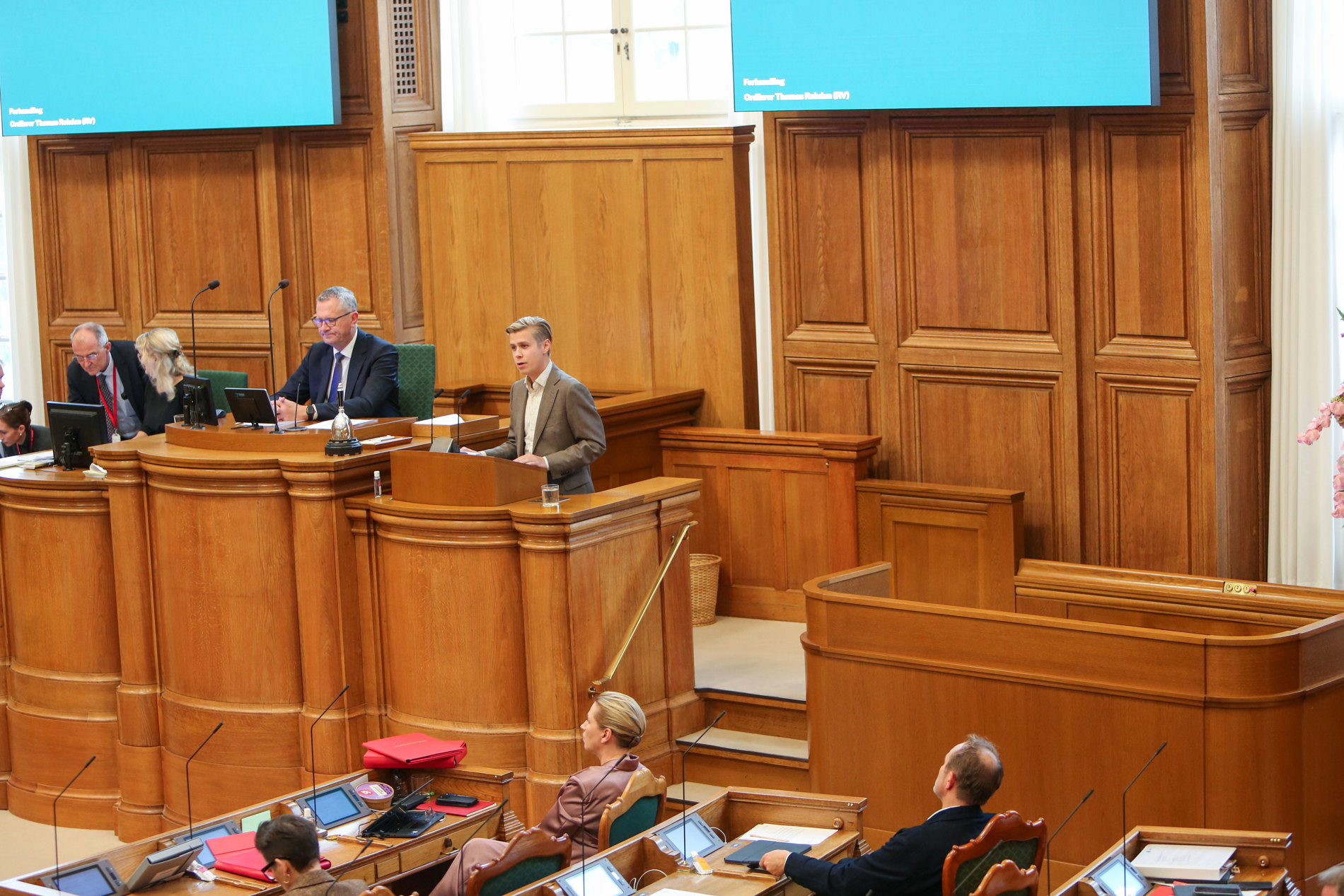 Thomas Rohden under åbningen af Folketinget 2026
