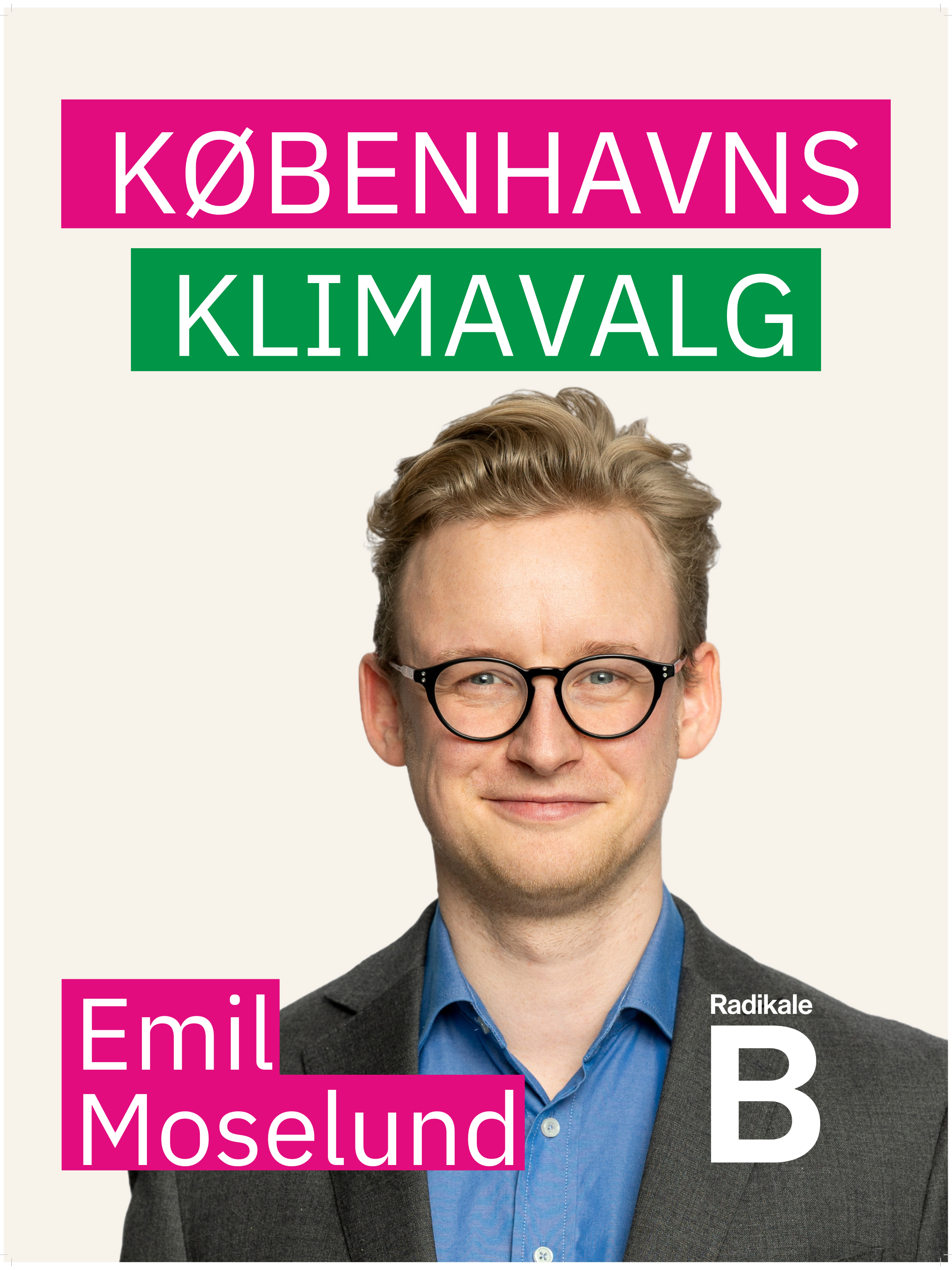 Emil Moselund til Kommunalgvalget 2025 i Københavns Borgerrepræsentation