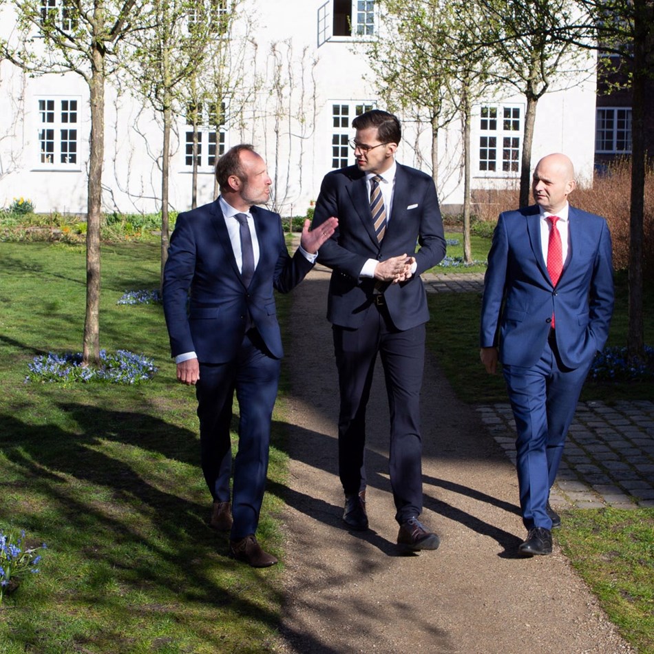 Martin Lidegaard, Alex Vanopslagh, og Søren Pape Poulsen